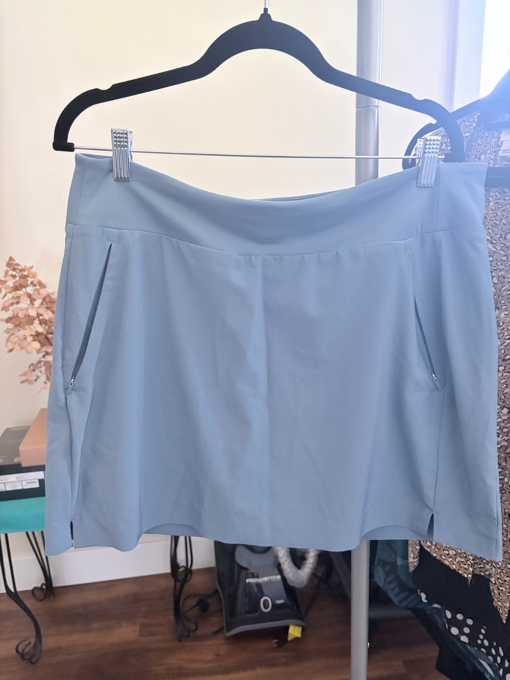 Athleta Powder Blue Soho Skort with Built-In Shorts